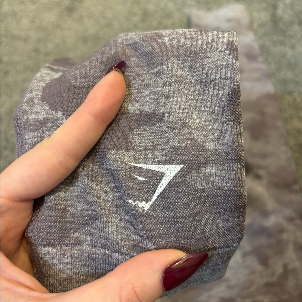 Gymshark Purple Camo Leggings - Picture 2 of 4